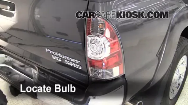 2009 Toyota Tacoma Pre Runner 4.0L V6 Crew Cab Pickup (4 Door) Luces Luz de reversa (reemplazar foco)